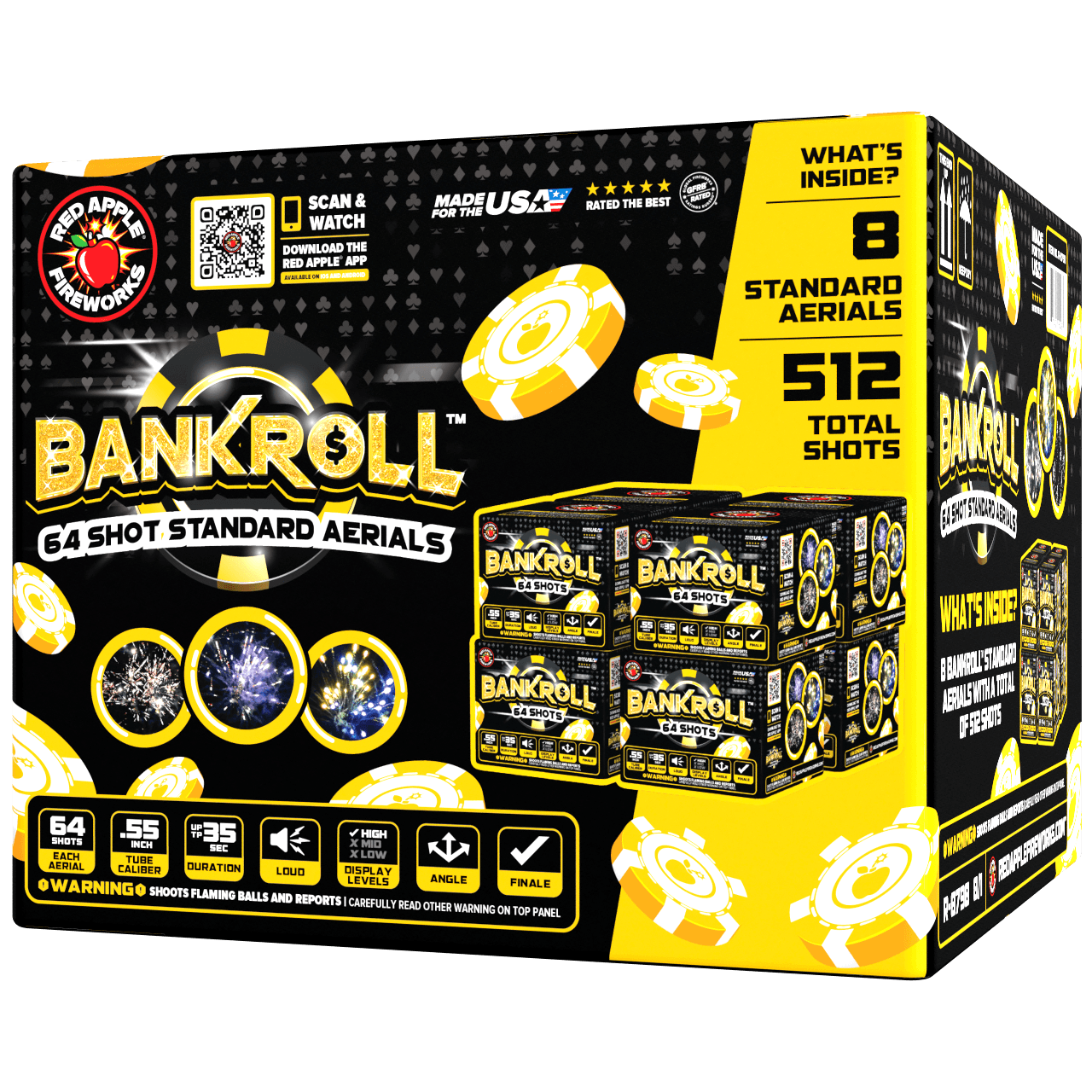 Bankroll™ 64 Shots Standard Aerial