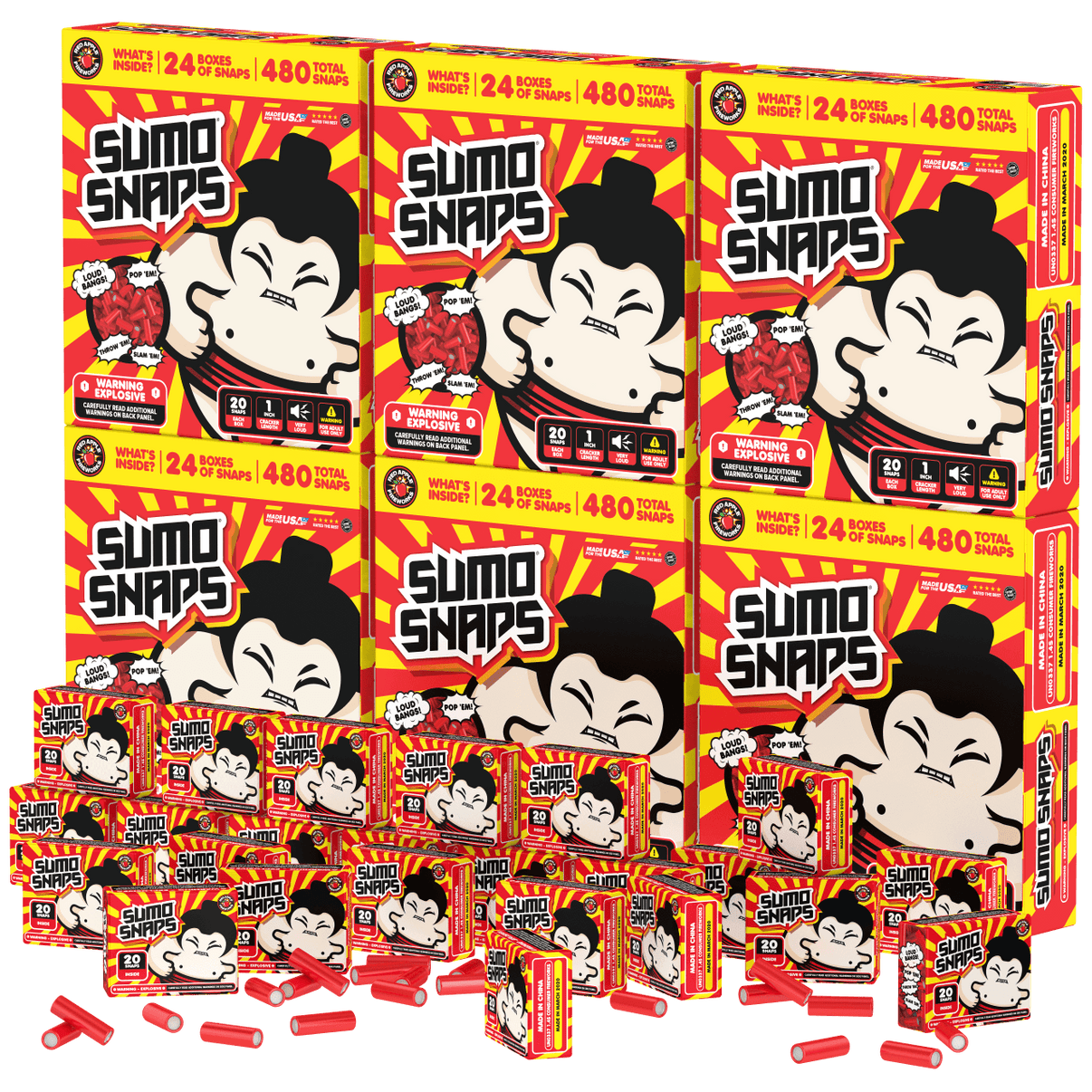 Buy Sumo® Snaps Adult Snapper Fireworks Online Red Apple® Fireworks