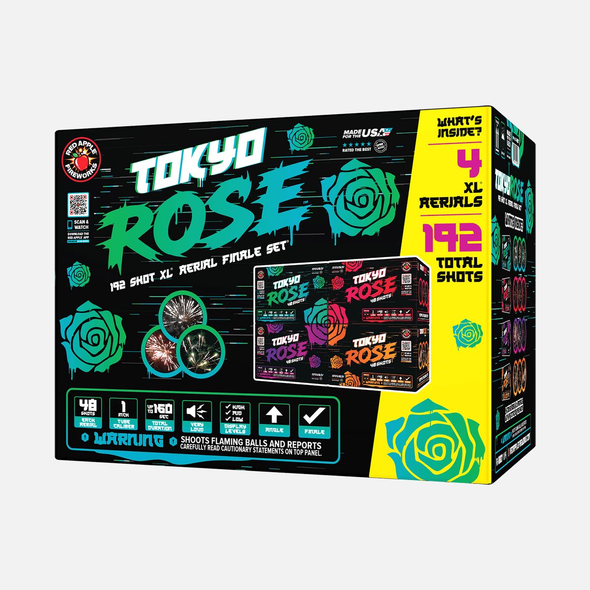 Buy Tokyo Rose™ 192 Shots XL® Aerial Finale Set® Fireworks Online