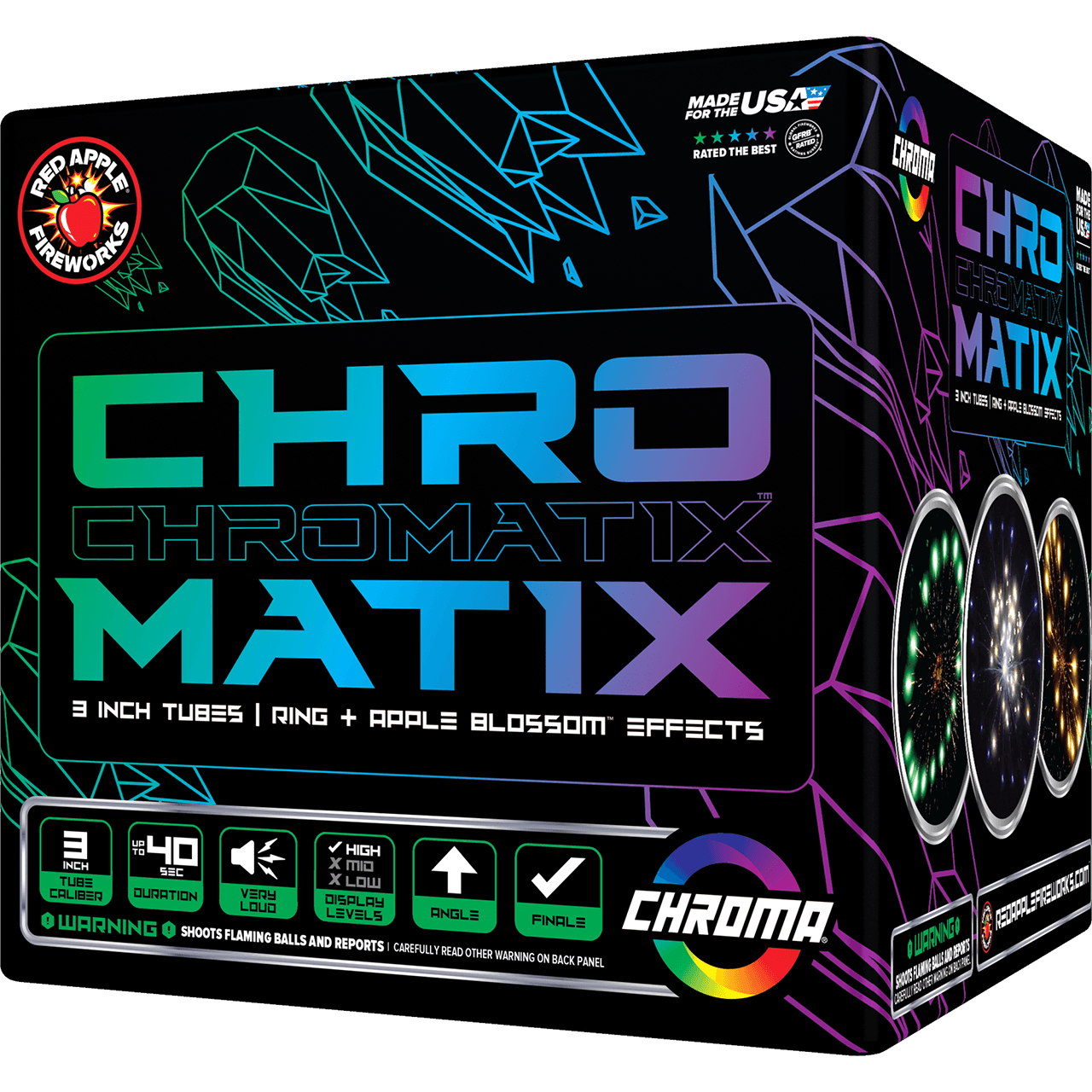 Chromatix™ 9 Shots Large Shell Cakes