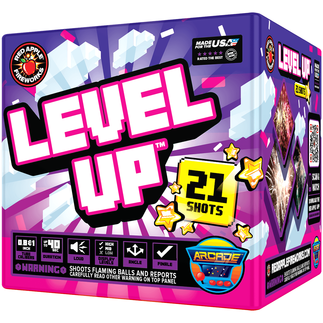 Level Up™ 21 Shots Standard Aerials