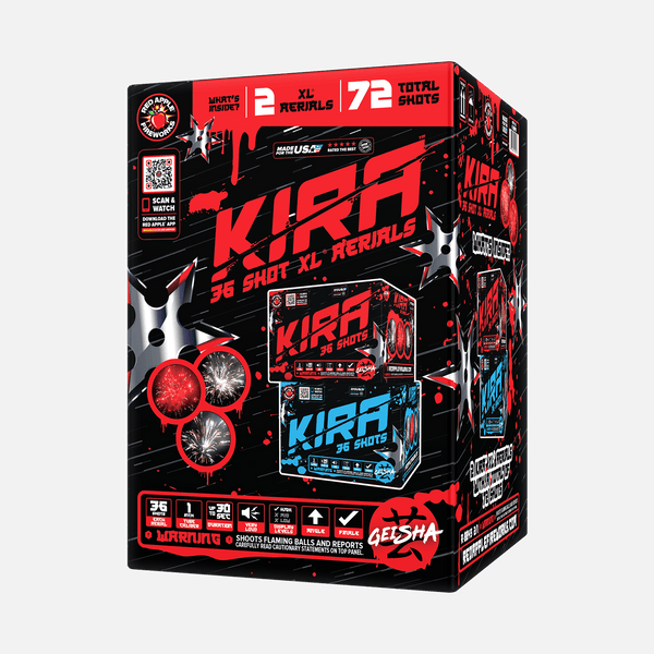 Buy KIRA™ 36 Shots XL® Aerial Fireworks Online