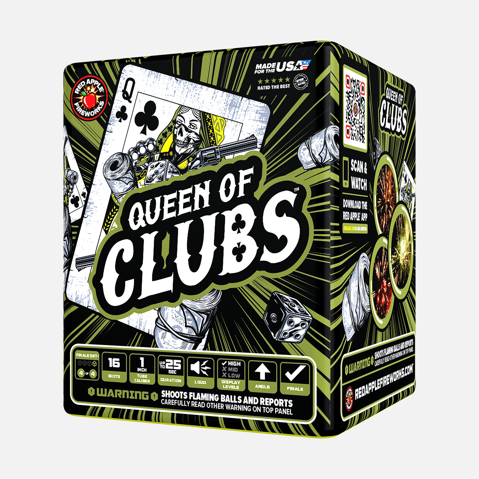 Buy 4 Queens™ 64 Shots Standard Aerial Finale Set® Fireworks Buy 4 Queens™ 64 Shots Standard Aerial Finale Set® Fireworks