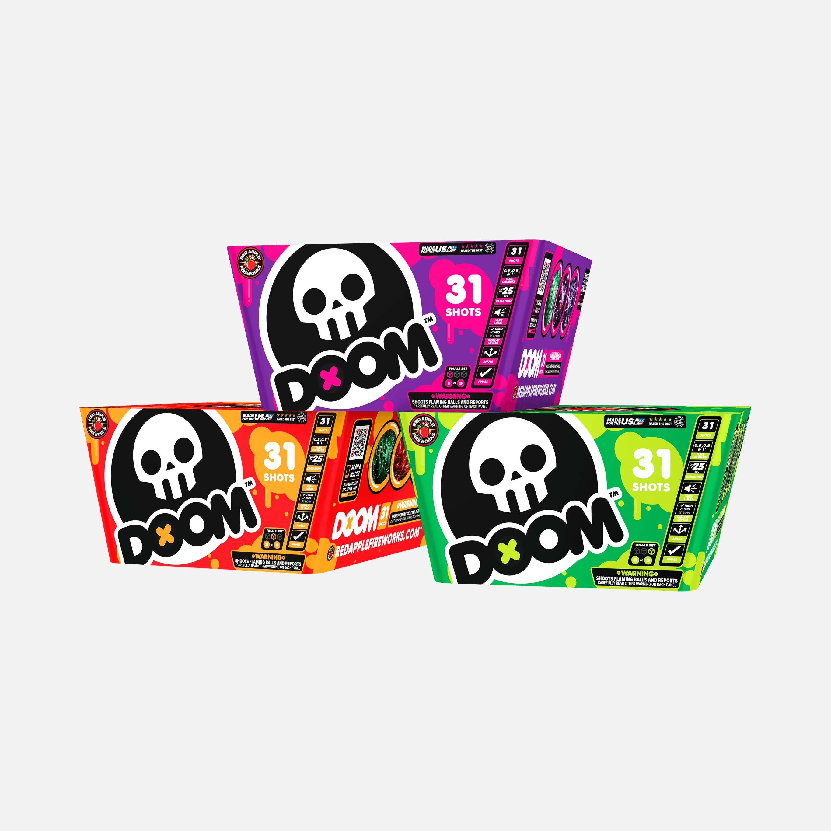 Doom® Case 93 Shot XL® Aerial Finale Sets®