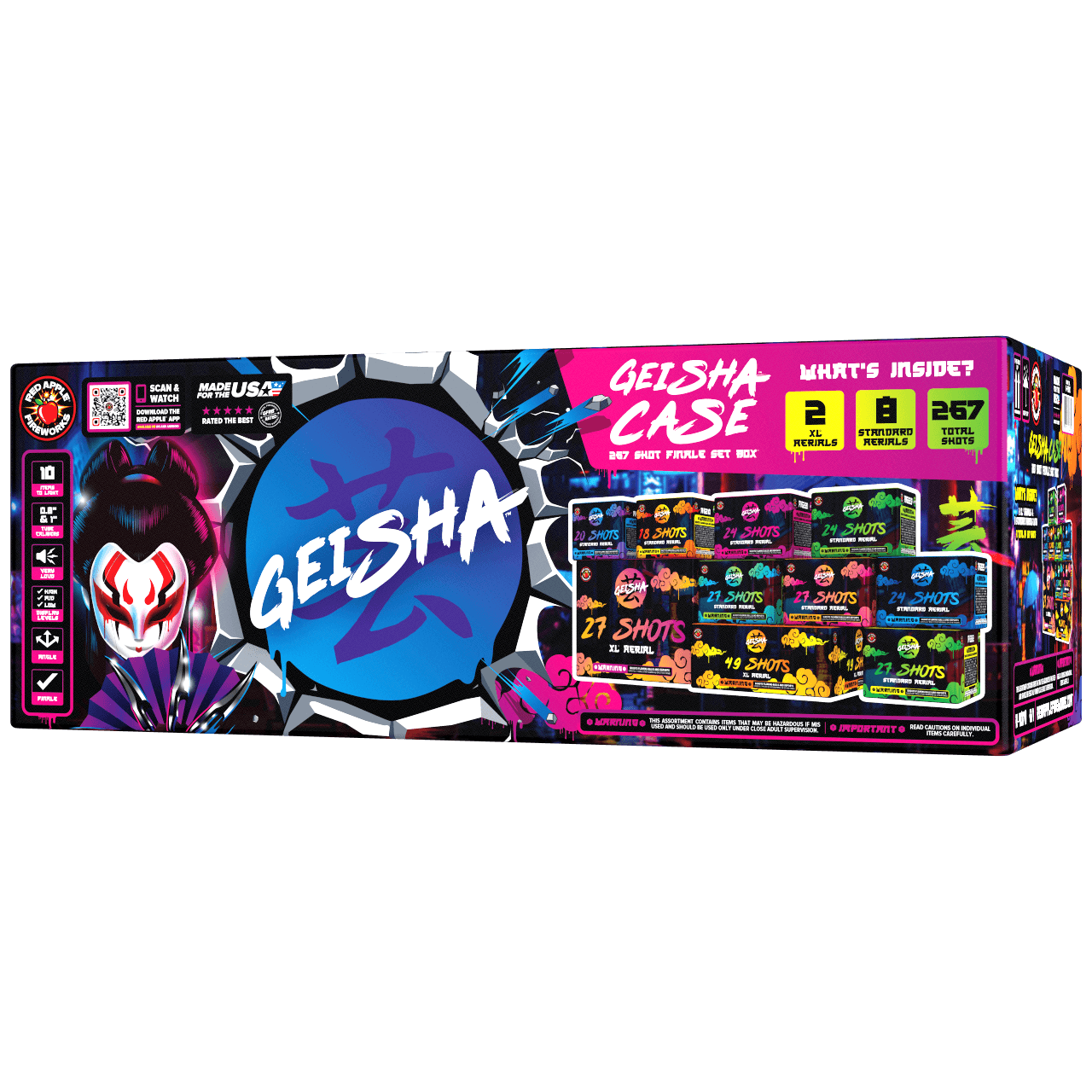 Geisha Case 267 Shots Sampler product display