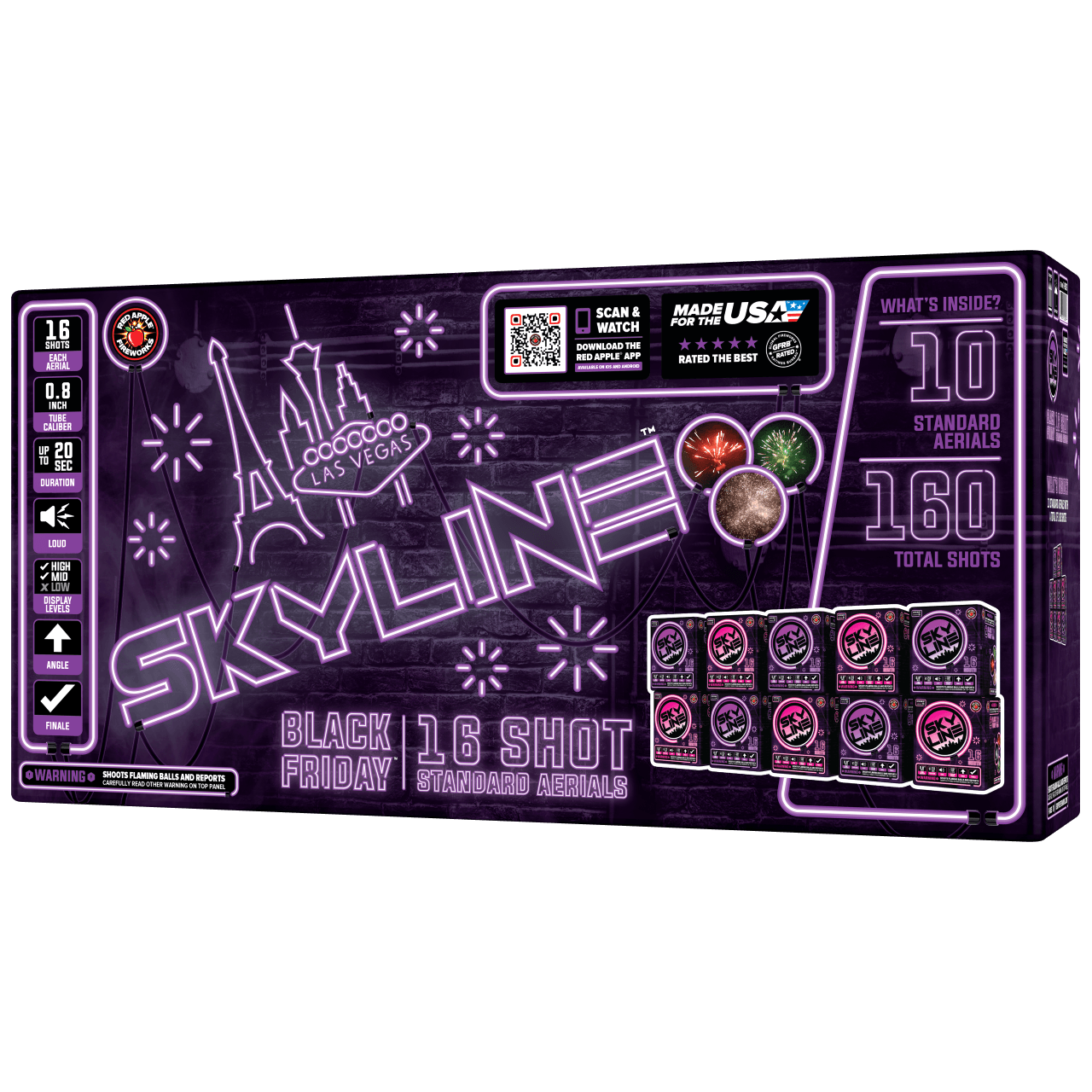 Black Friday Skyline® 16 Shots Standard Aerials
