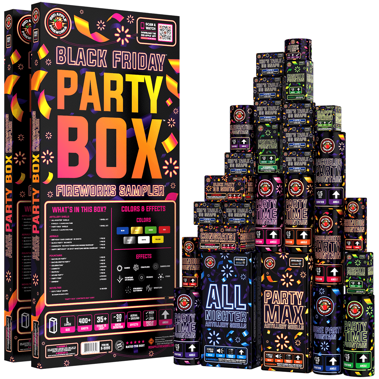 Black Friday Party Box Fireworks Samplers®