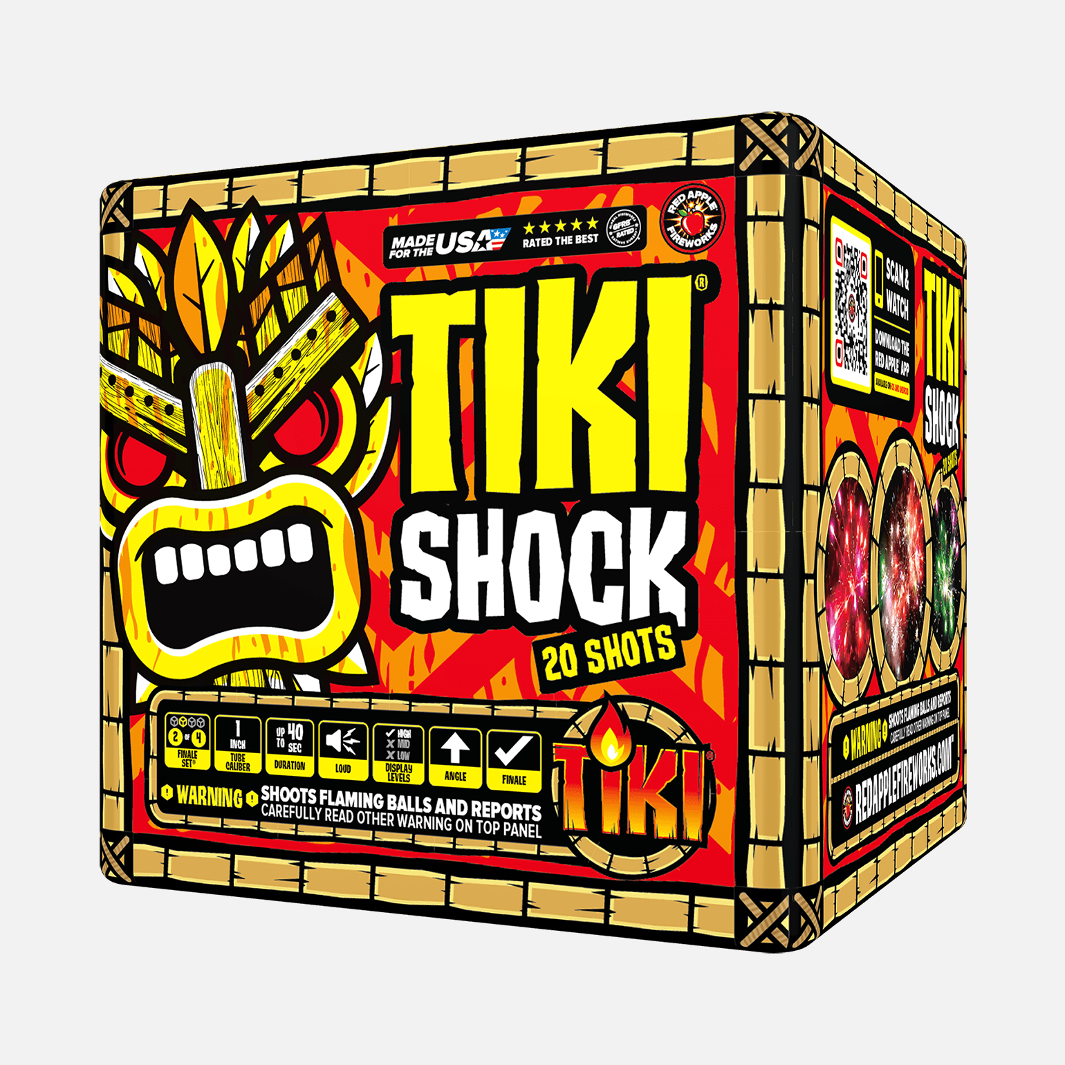Tiki Shock 80 Shots Standard Aerial Finale Set