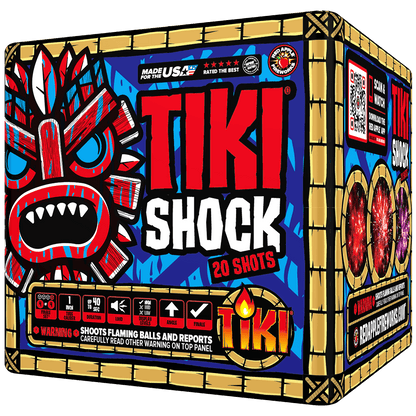 Tiki® Shock! 80 Shot Standard Aerial Finale Set®