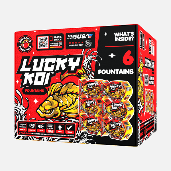 Lucky Koi Fountains – Red Apple Fireworks