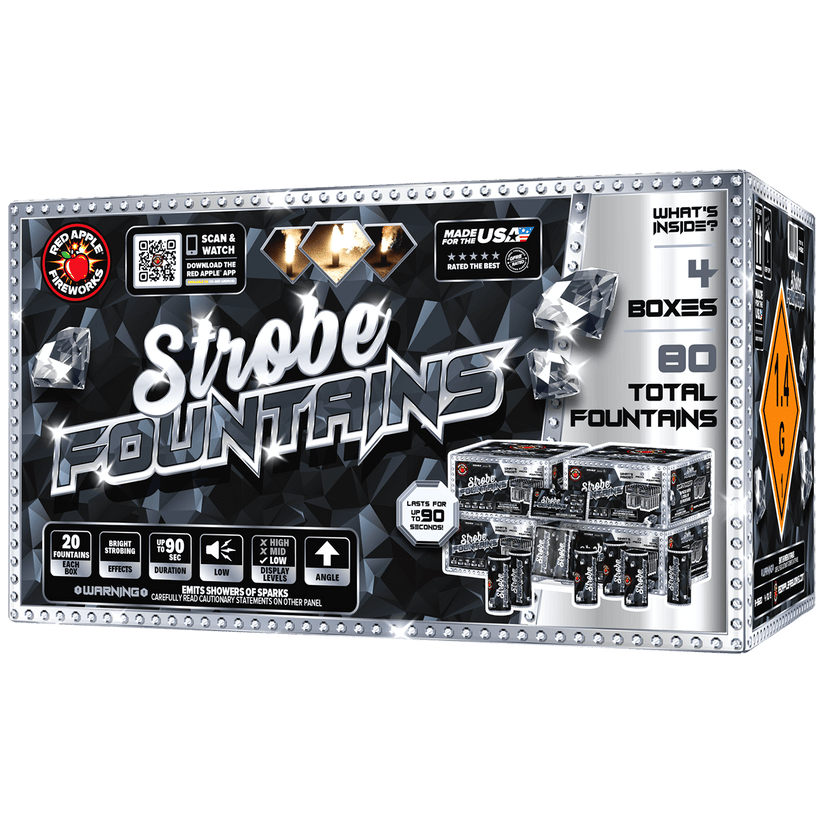 Buy Strobe Fountain Fireworks Online Red Apple® Fireworks