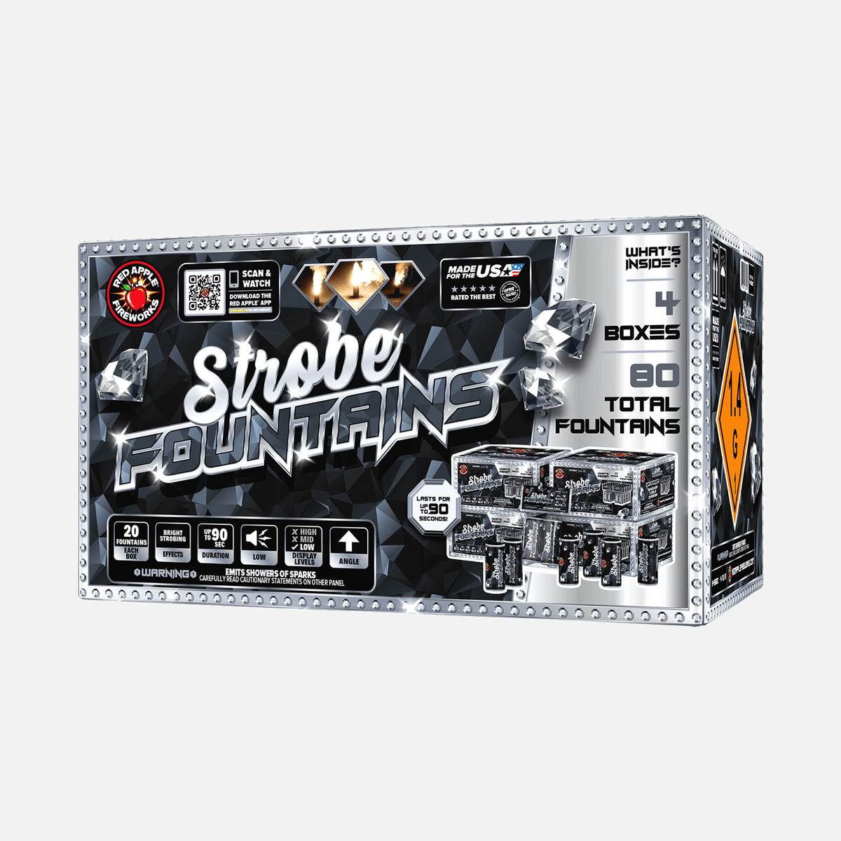 Strobe Fountains – Bright & Colorful Firework Effects