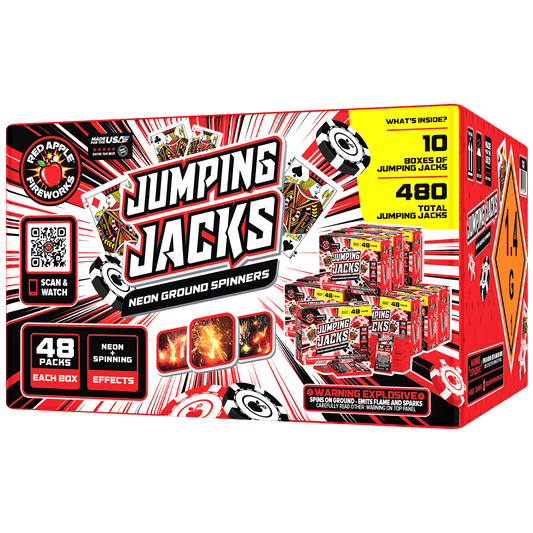 Jumping Jacks Neon Ground Spinners