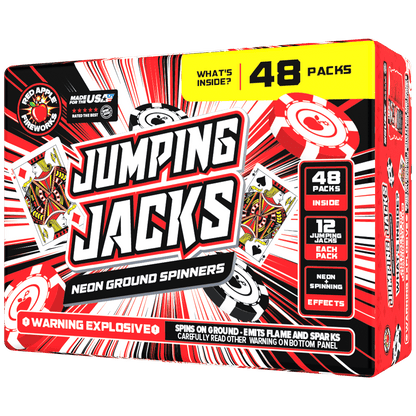 Jumping Jacks Neon Ground Spinners