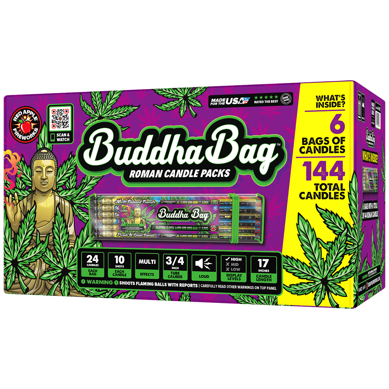 Buy Buddha™ Box Fireworks Sampler® Online Red Apple® Fireworks