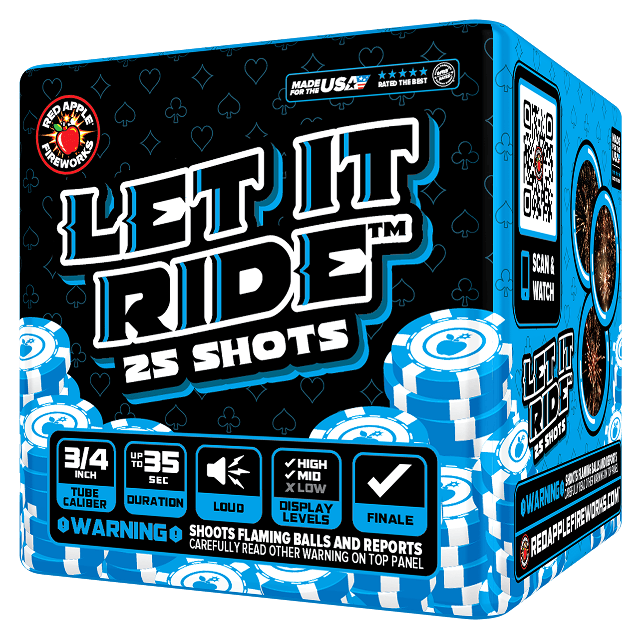 Let it Ride™ 25 Shot Standard Aerials
