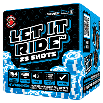 Let it Ride™ 25 Shot Standard Aerials