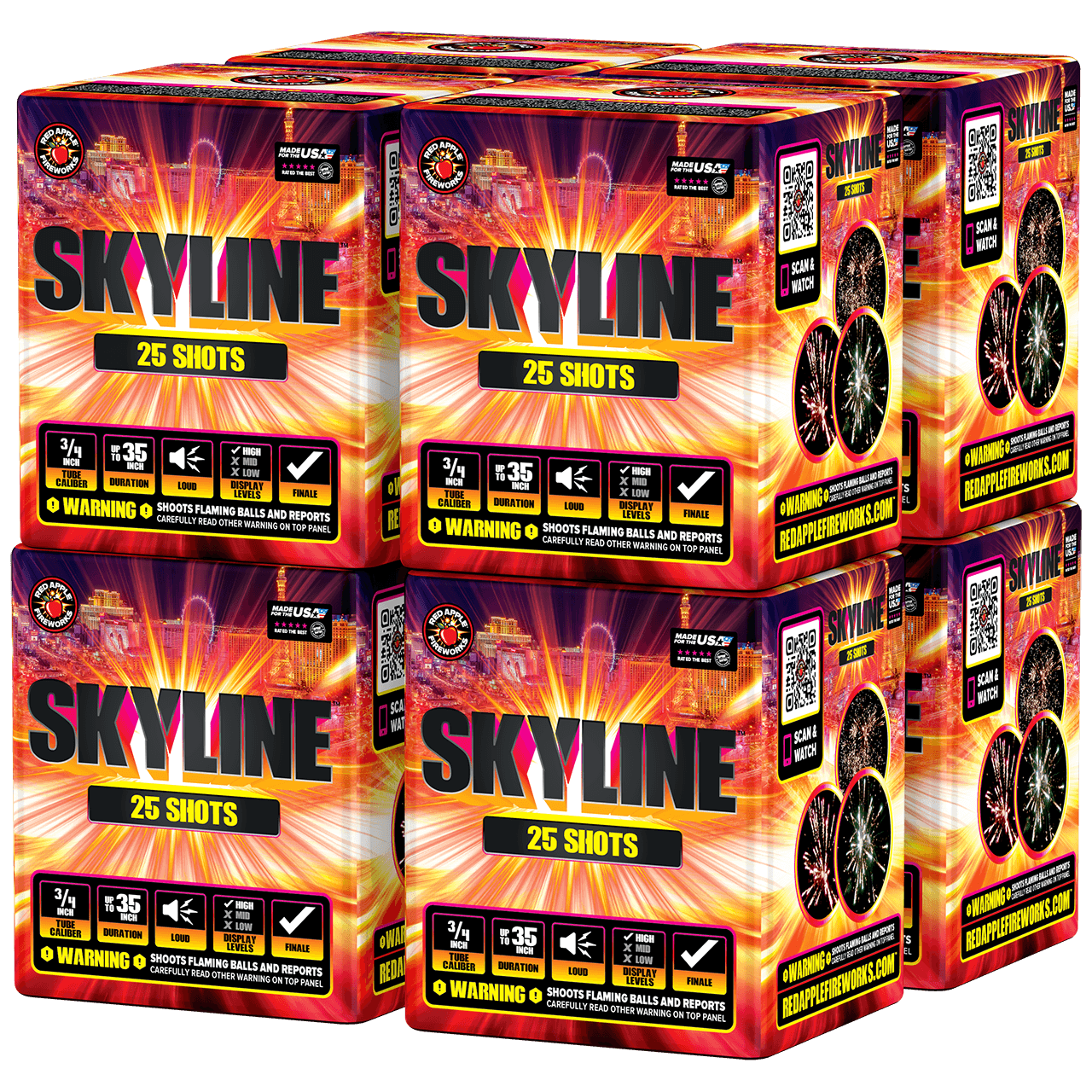 Skyline® 25 Shot Standard Aerials