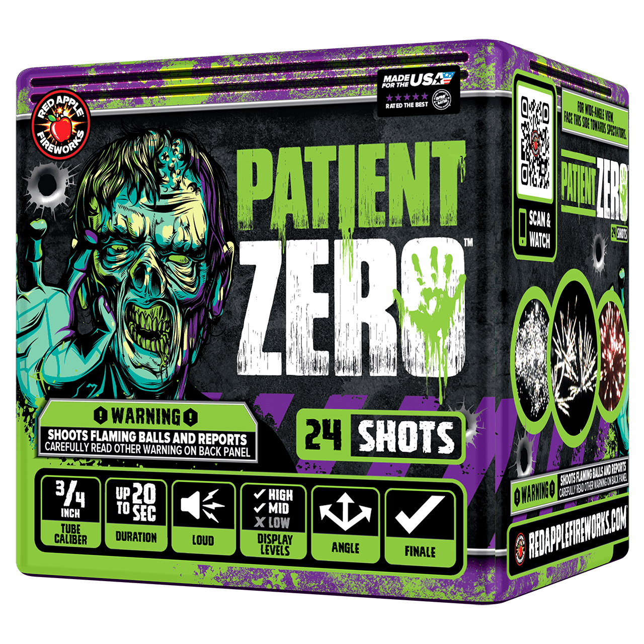 Patient Zero™ 48 Shot Standard Aerial Finale Sets®