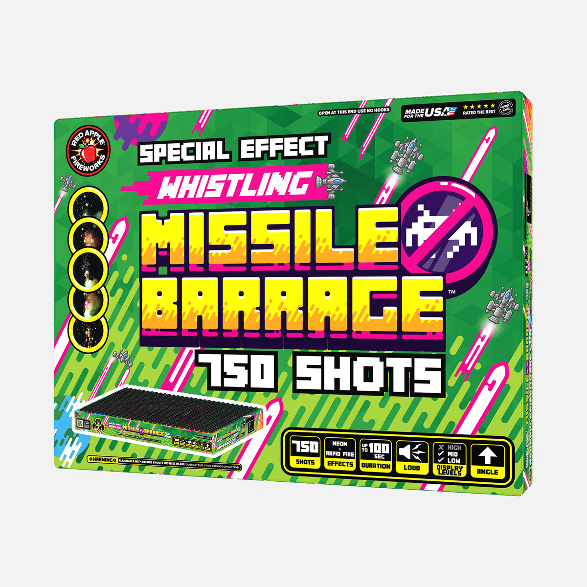 750-Shot Special Effect Missile Barrage