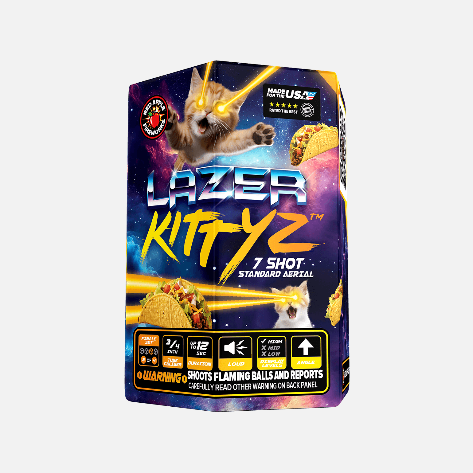 Lazer Kittyz 28 Shot Standard Aerial Finale Sets
