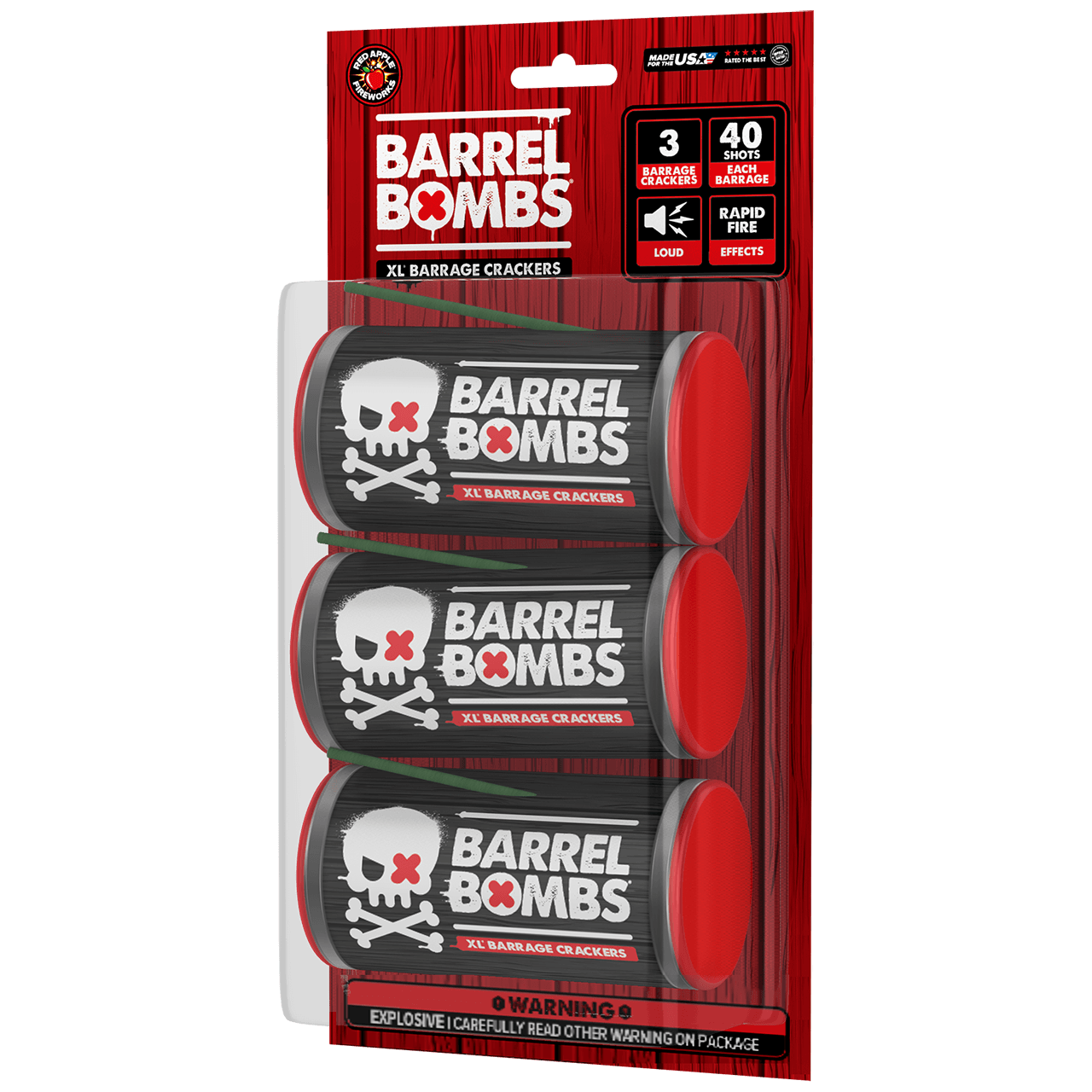 Barrel Bombs® XL® Barrage Crackers