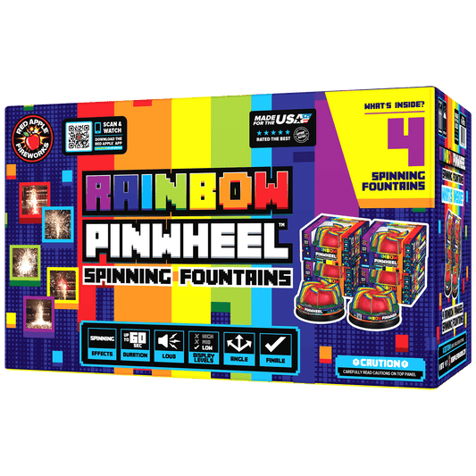 Rainbow Pinwheel™ Fountain