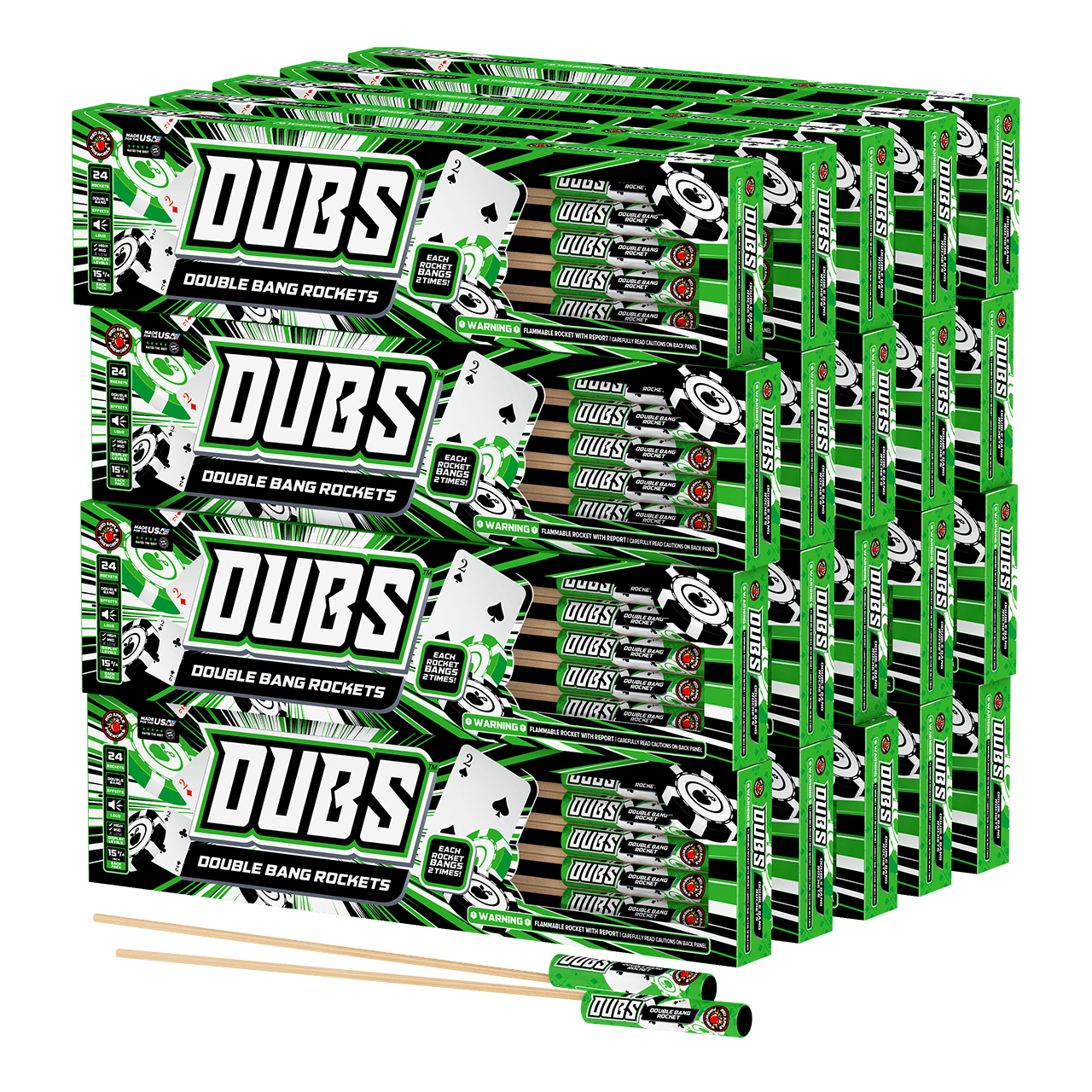 Dubs™ Double Bang Rockets