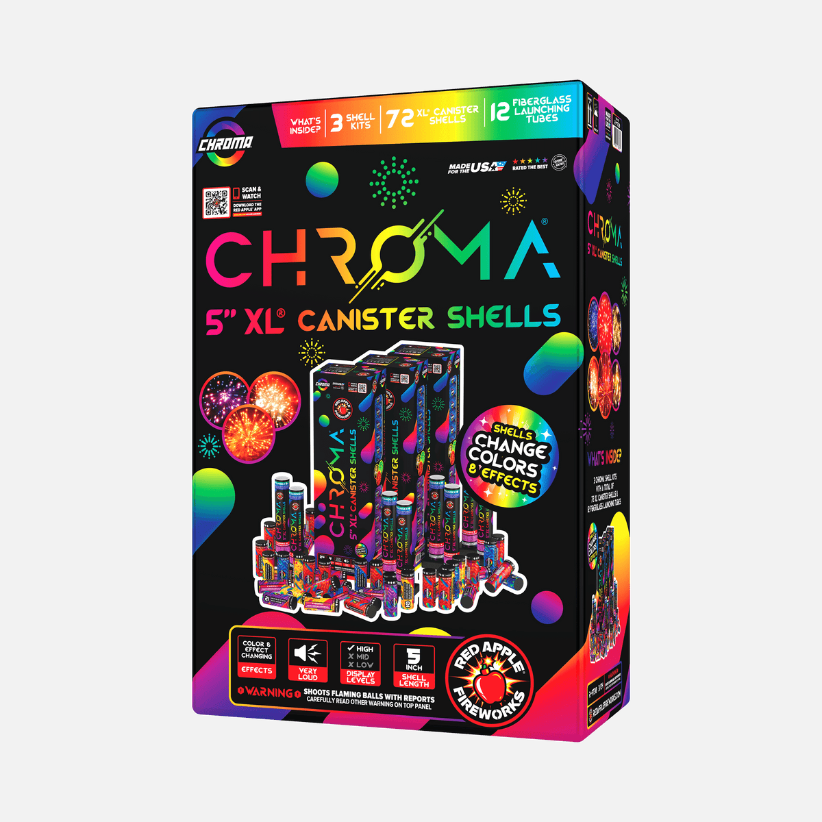 Chroma Color-Changing 5-Inch XL Shells