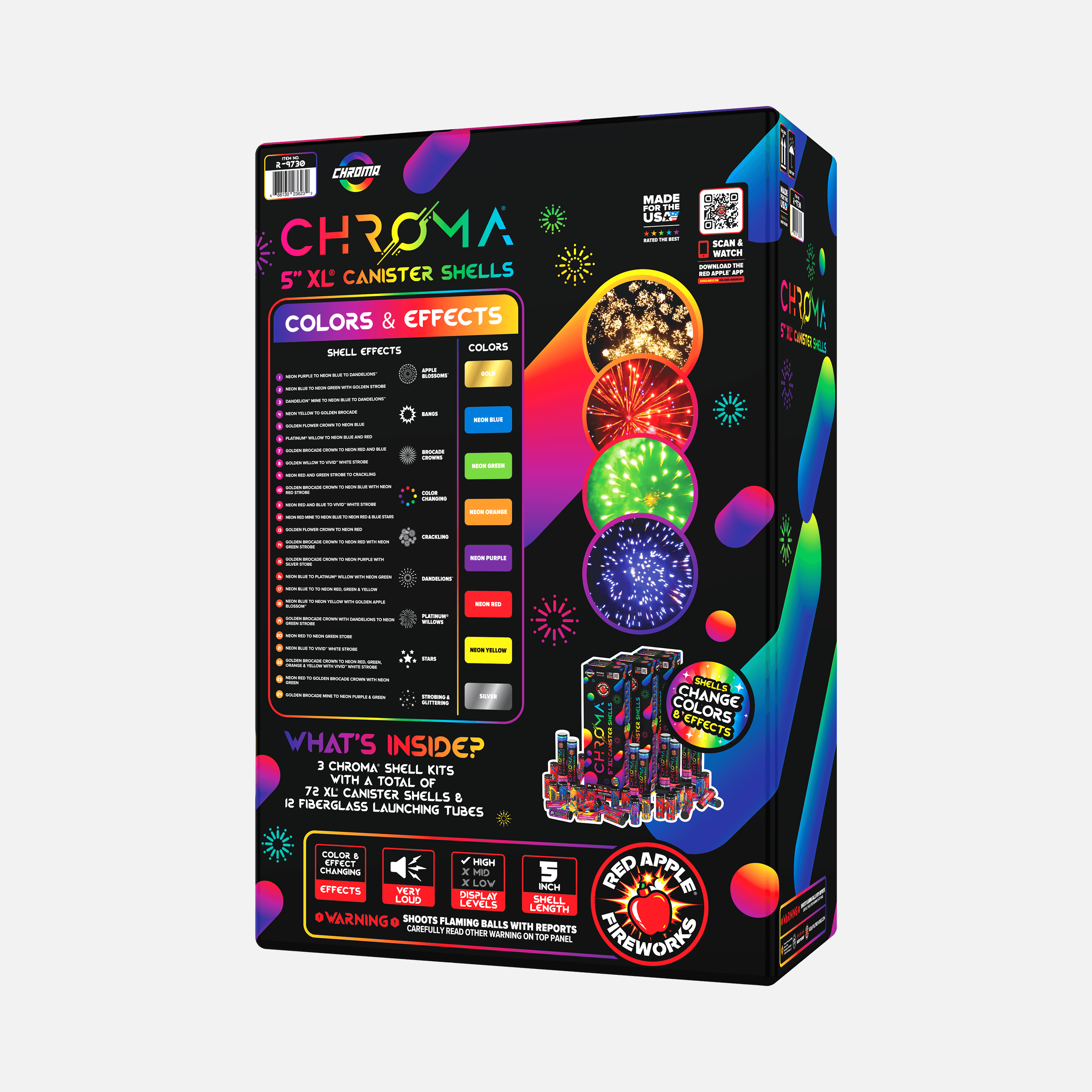 Chroma Color-Changing 5-Inch XL Shells Chroma Color-Changing 5-Inch XL Shells
