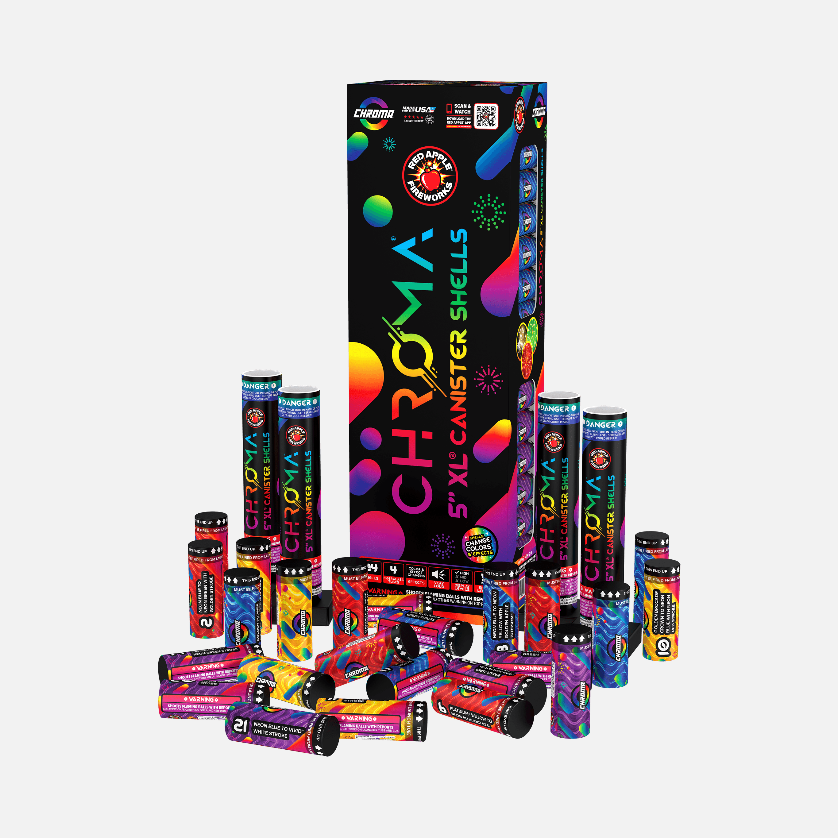 Chroma Color-Changing 5-Inch XL Shells