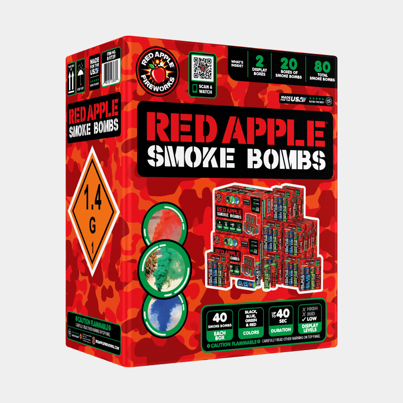Buy Red Apple® Fireworks Smoke Bombs