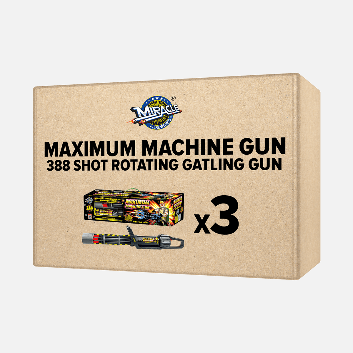 マシンガンズ MACHINE GUNS グッズセット 388 Shot Maximum Machine Gun Rotating Gatling Gun