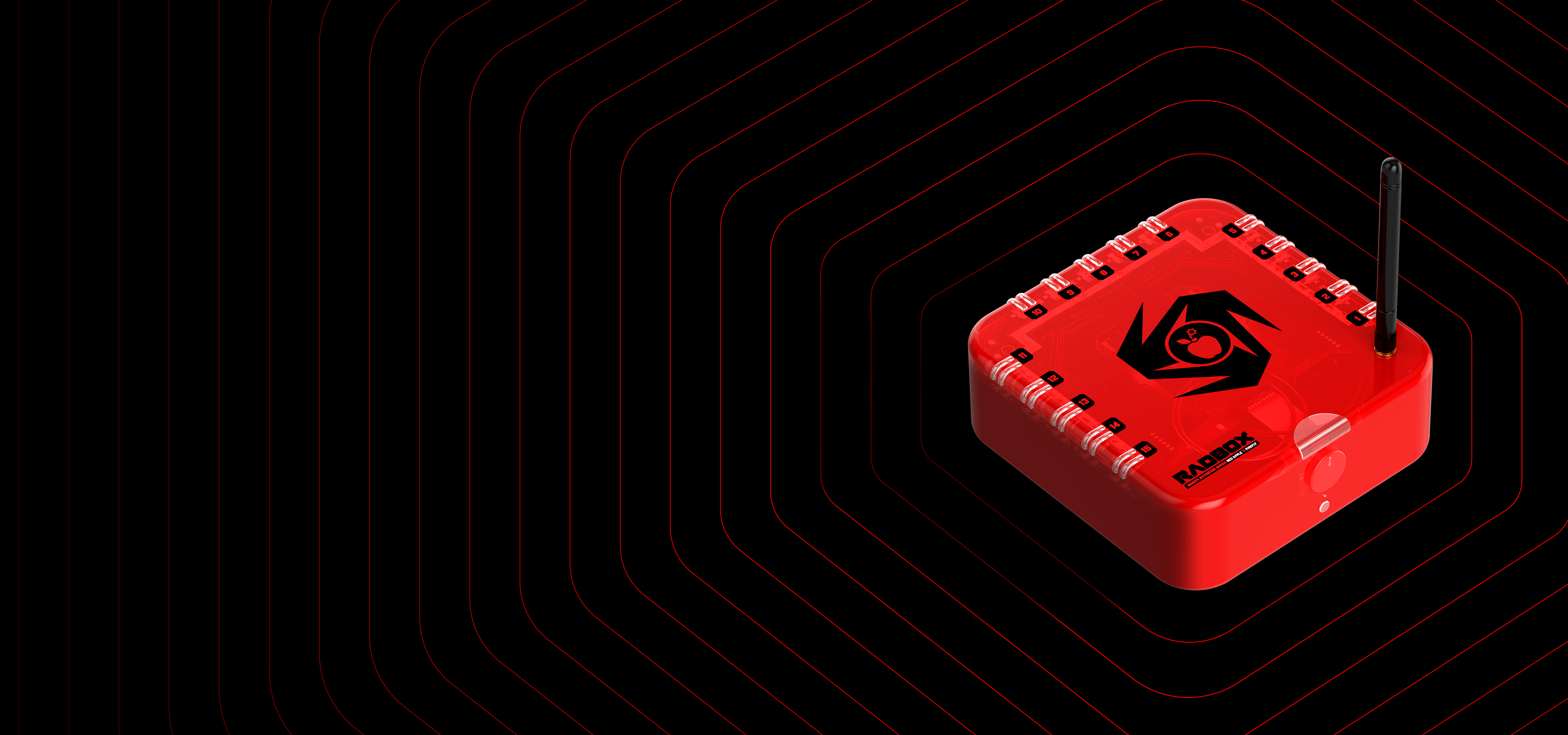 Visual for Radbox explainer page highlighting features