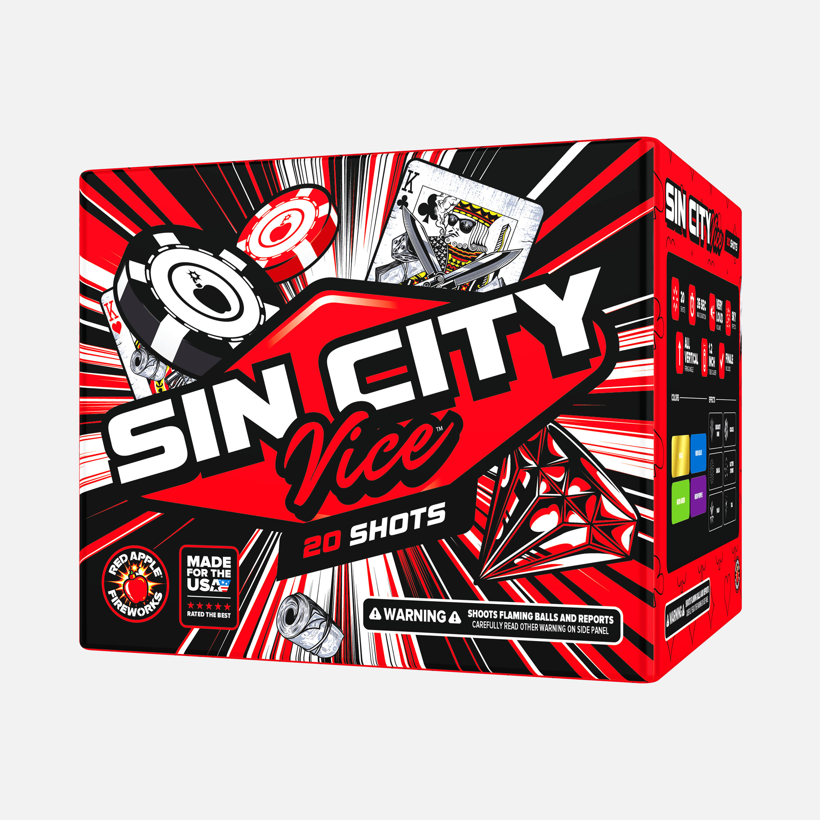 Sin City Vice™ 20 Shot Large Aerials