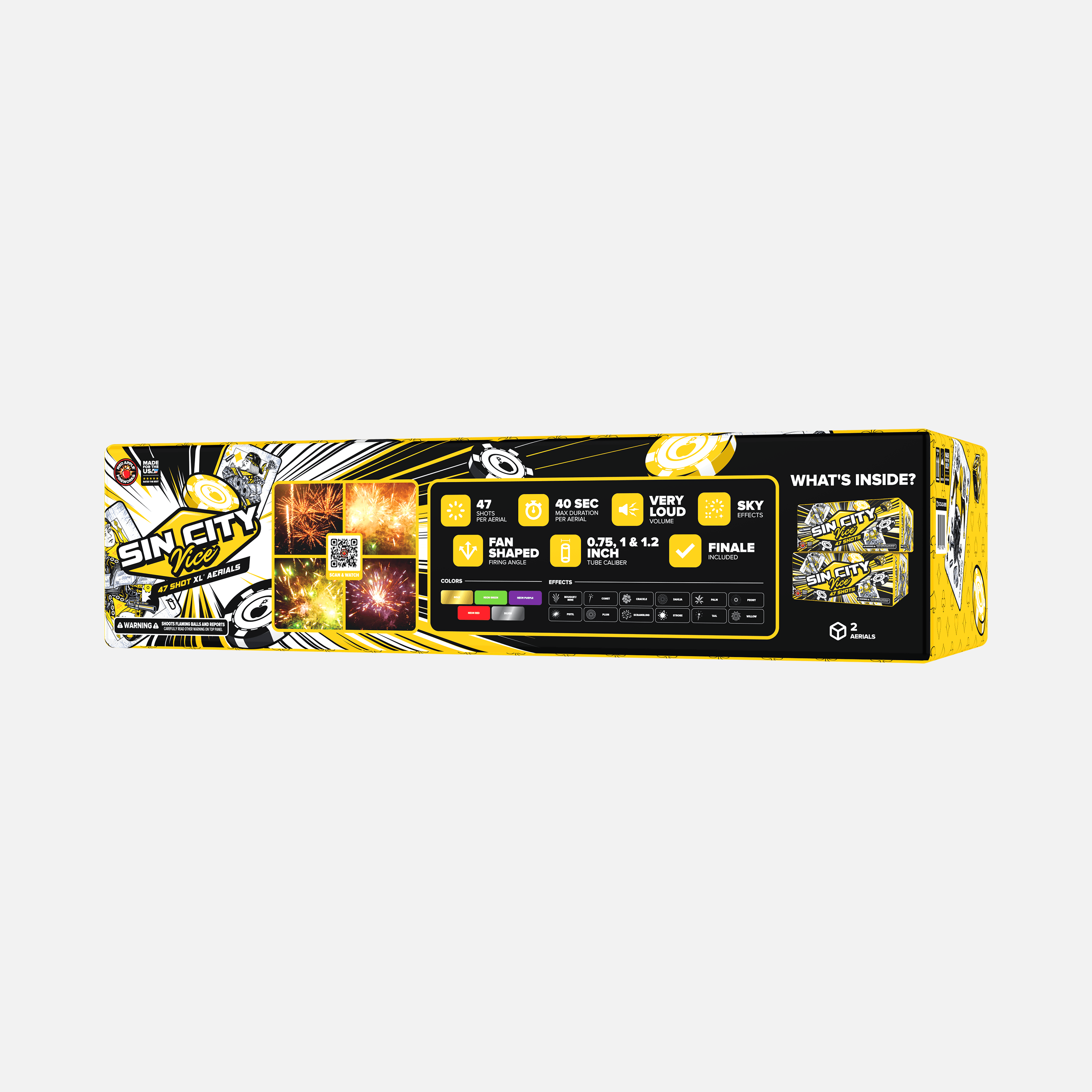 Sin City Vice™ 47 Shot XL® Aerials