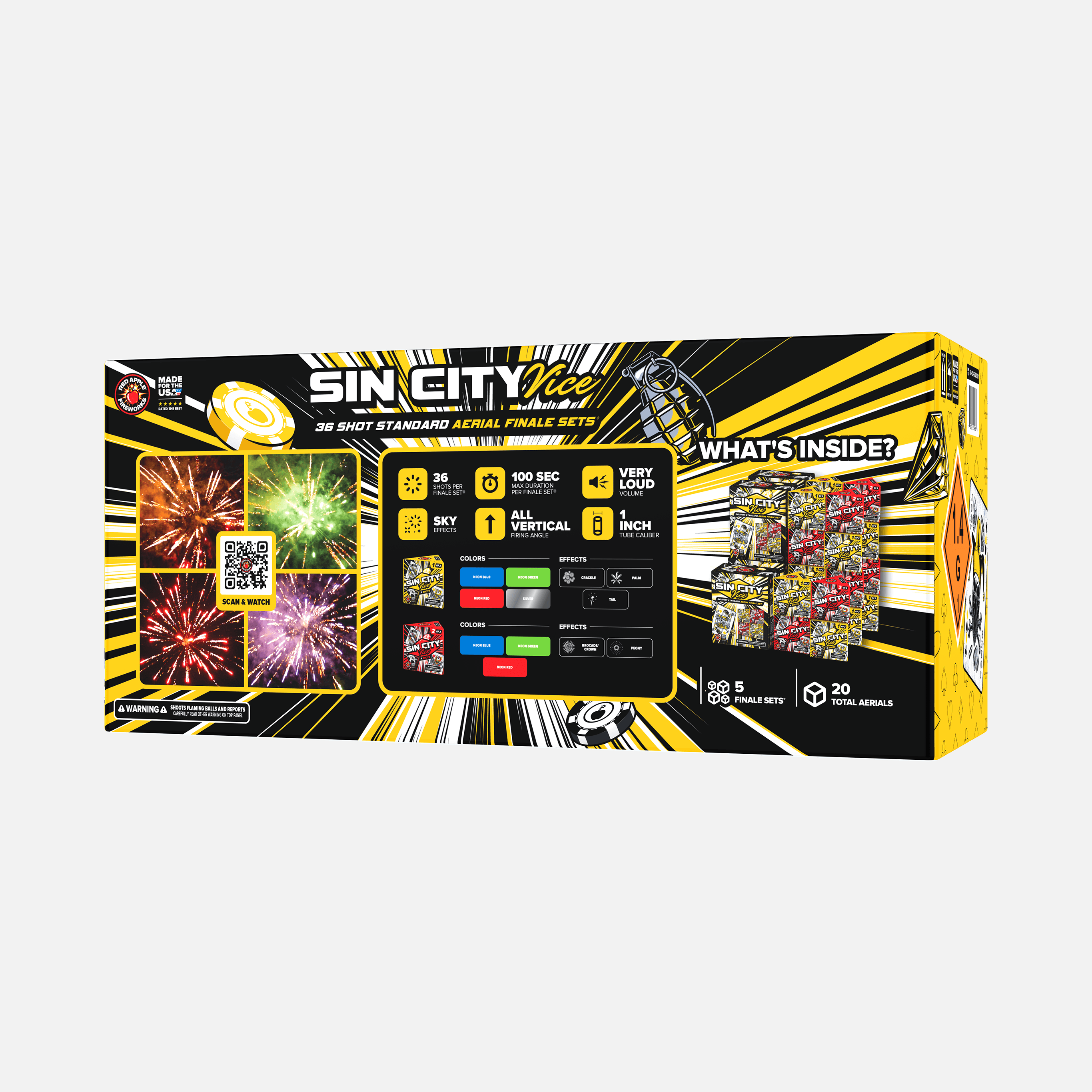 Sin City Vice™ 18 Shot Standard Aerial Finale Set®