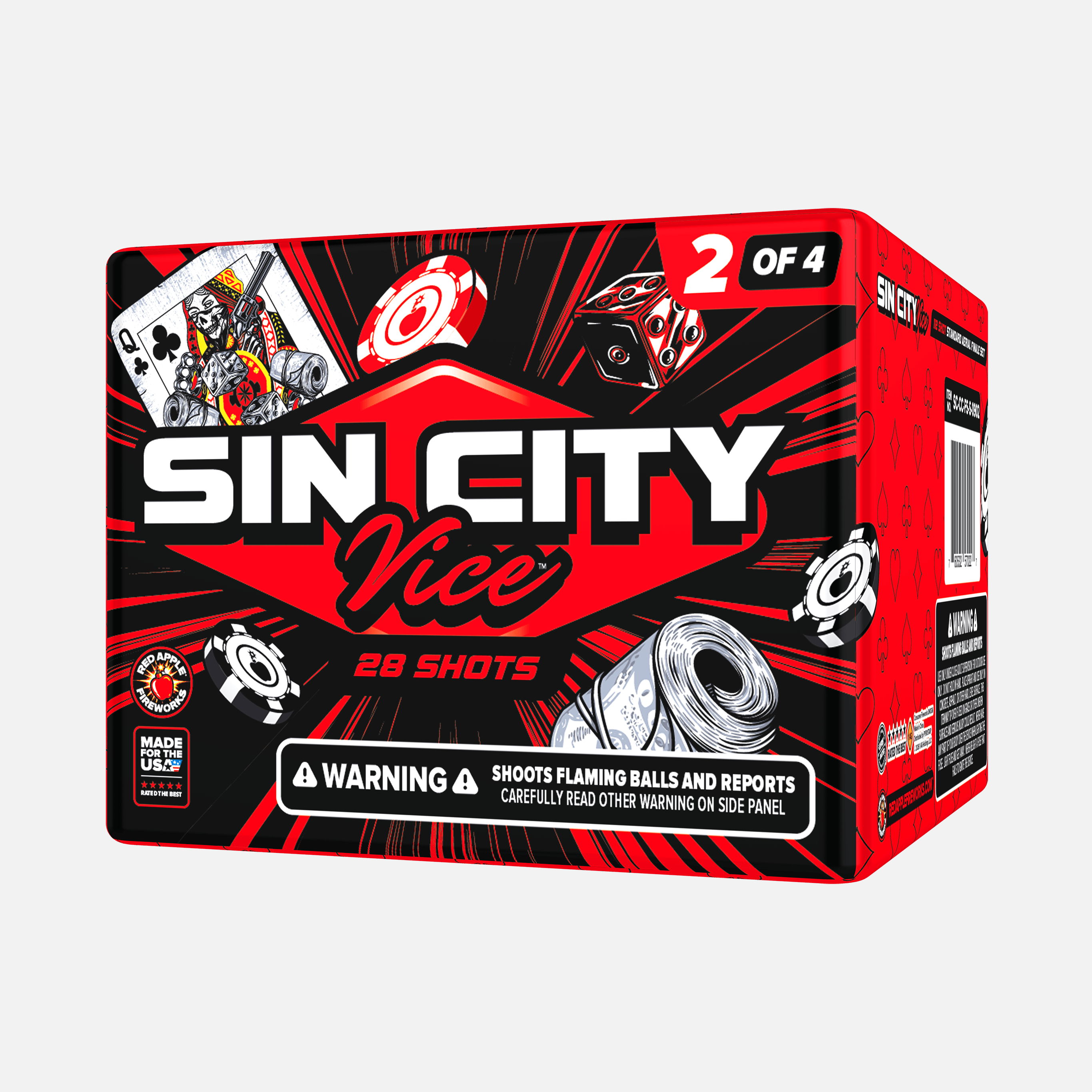 Sin City Vice™ 112 Shot Standard Aerial Finale Sets®