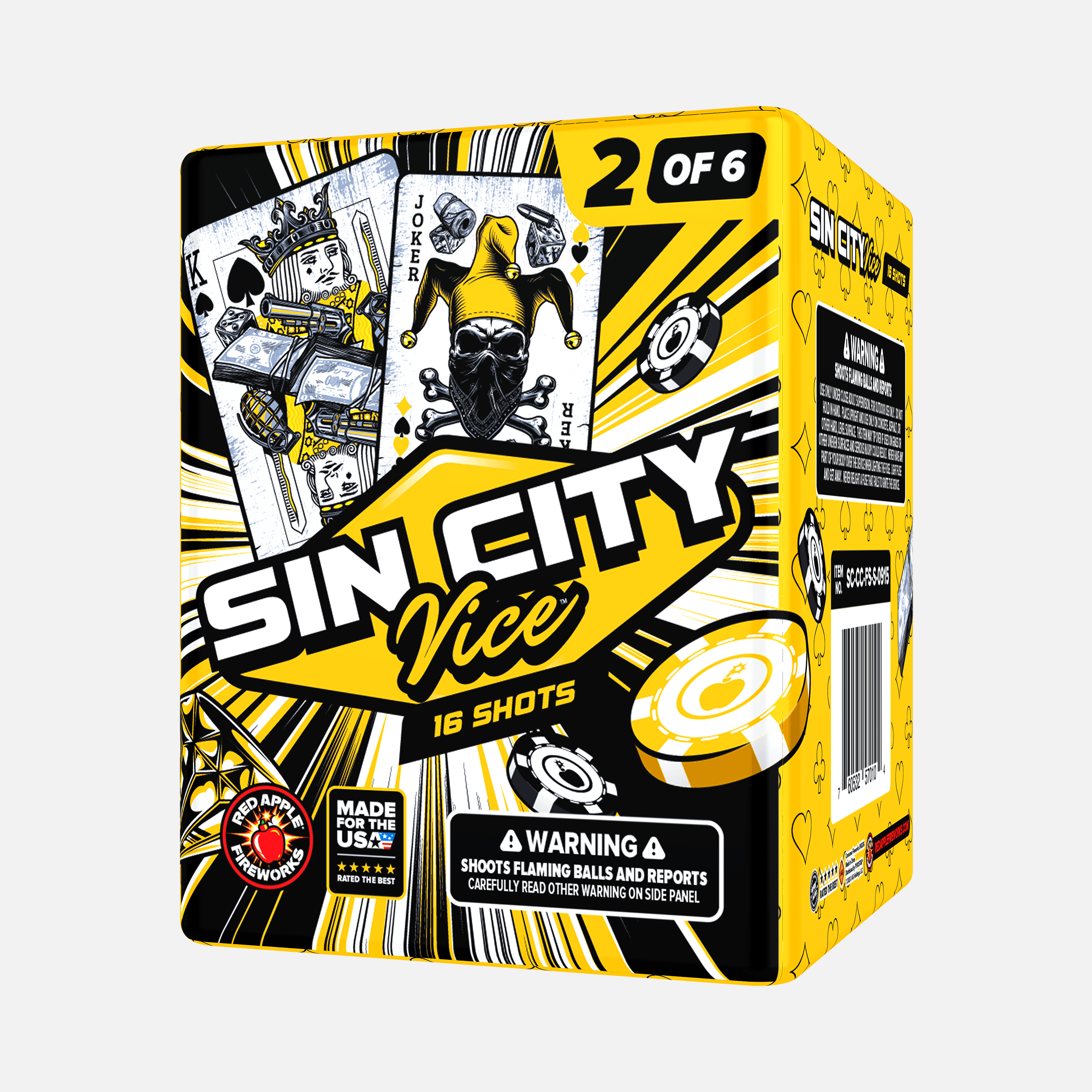 Sin City Vice™ 96 Shot Standard Aerial Finale Sets®