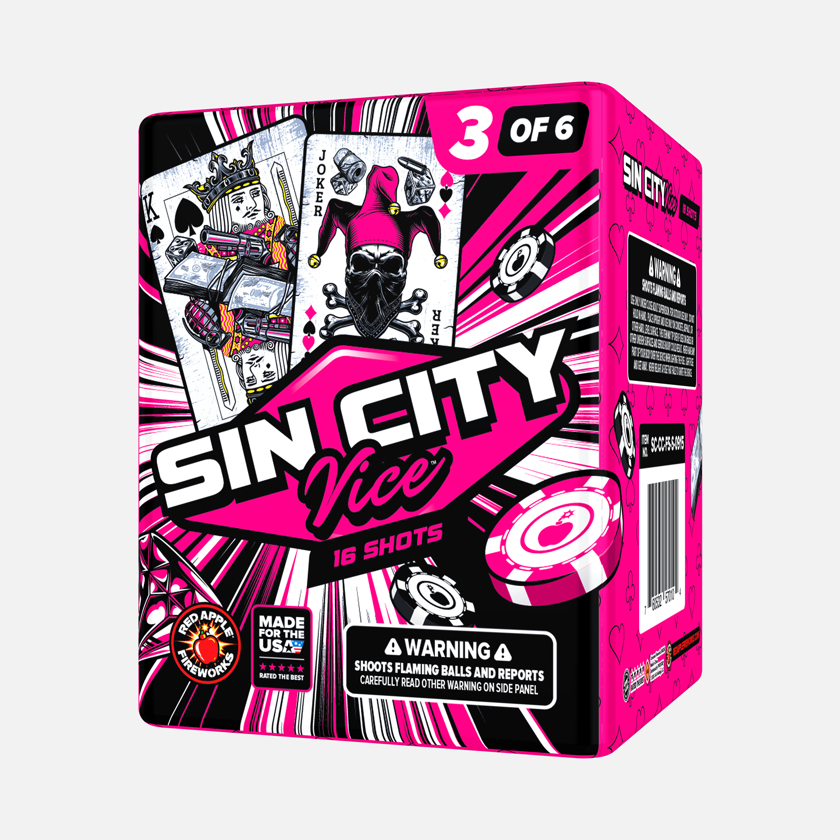 Sin City Vice™ 96 Shot Standard Aerial Finale Sets®