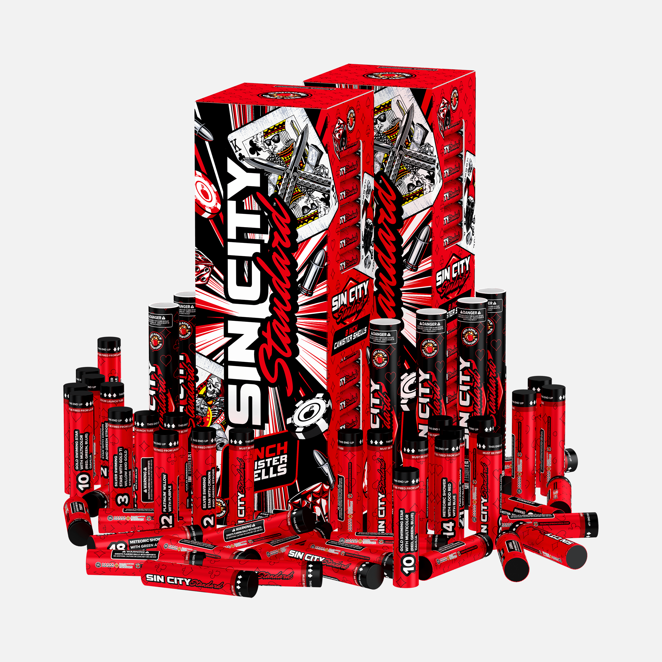 Sin City Standard™ 8 Inch Canister Shells