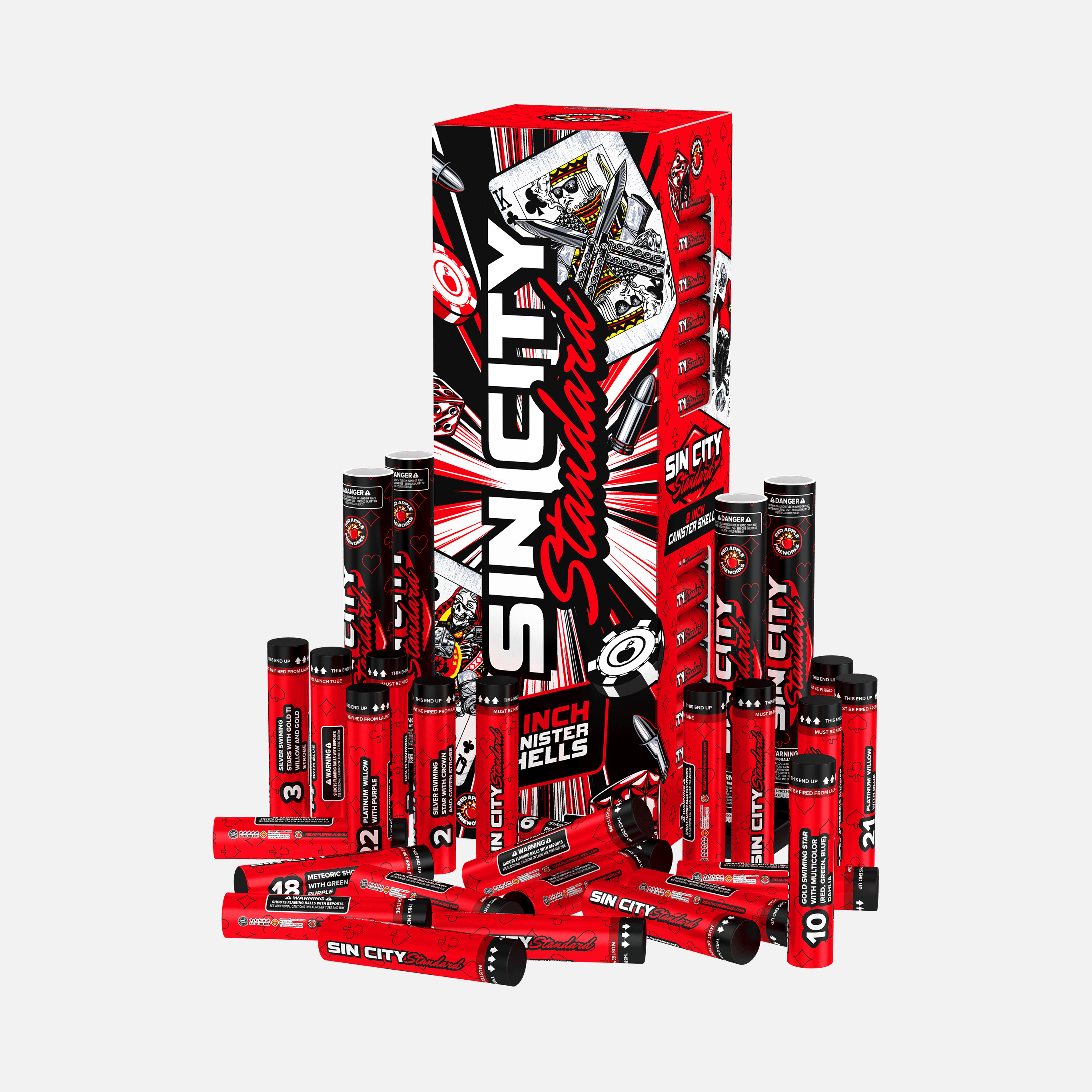 Sin City Standard™ 8 Inch Canister Shells