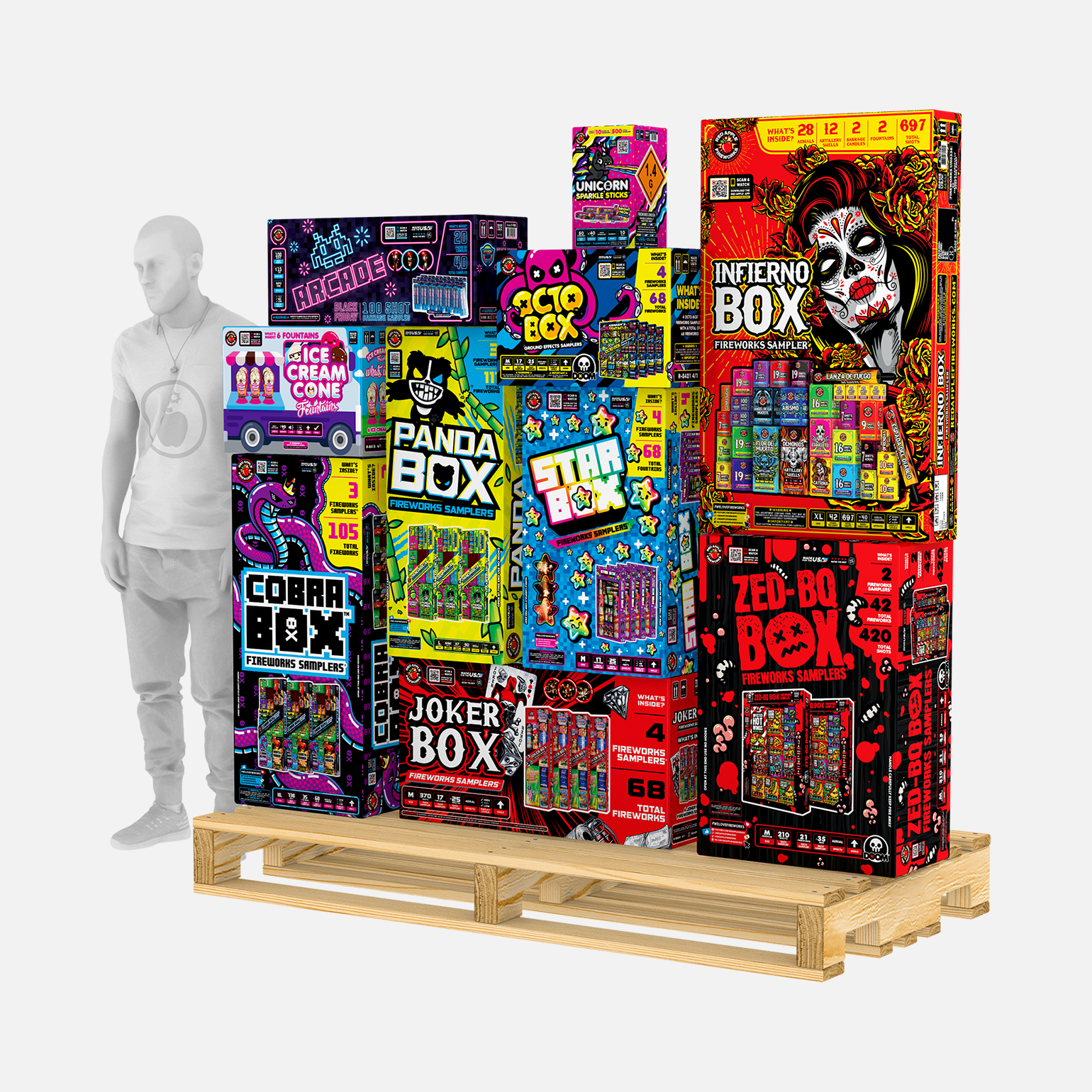 Squad Goalz™ Party Pallet Sampler®