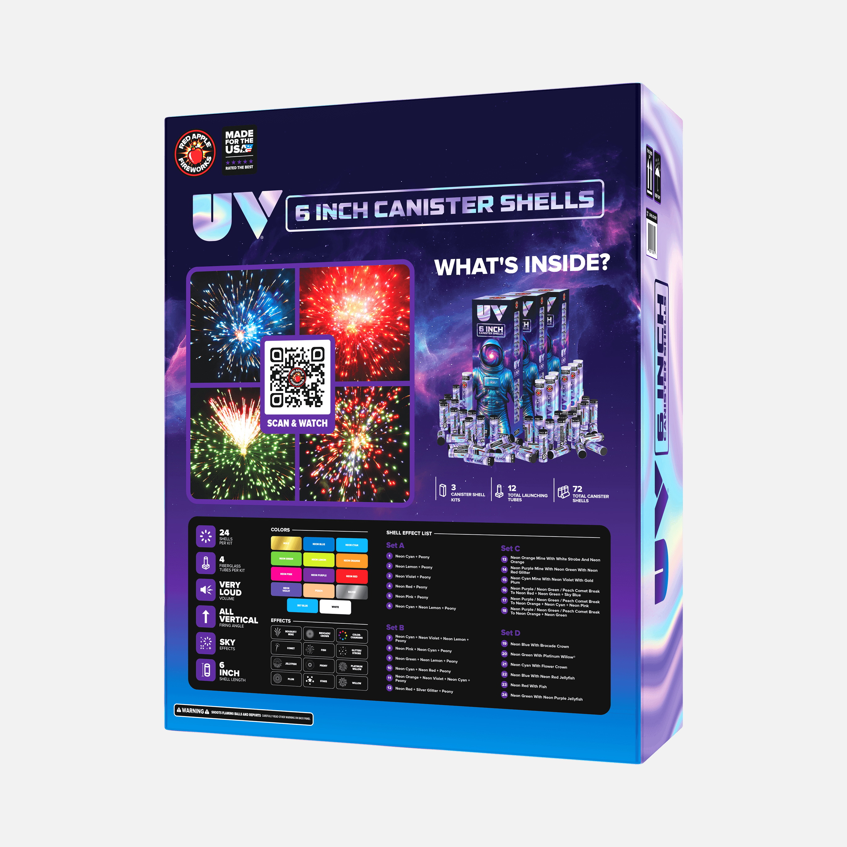 UV® 6 Inch Canister Shells