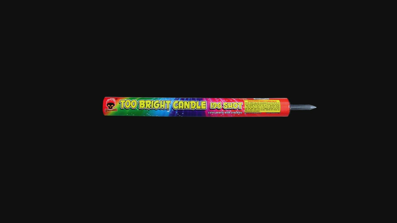 Shop Too Bright 196 shot Barrage Candle Online