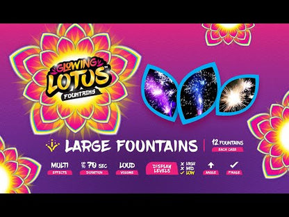 Glowing Lotus™ XL® Fountain
