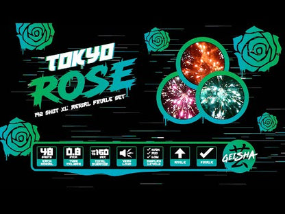 Tokyo Rose™ 192 Shots XL® Aerial Finale Set®