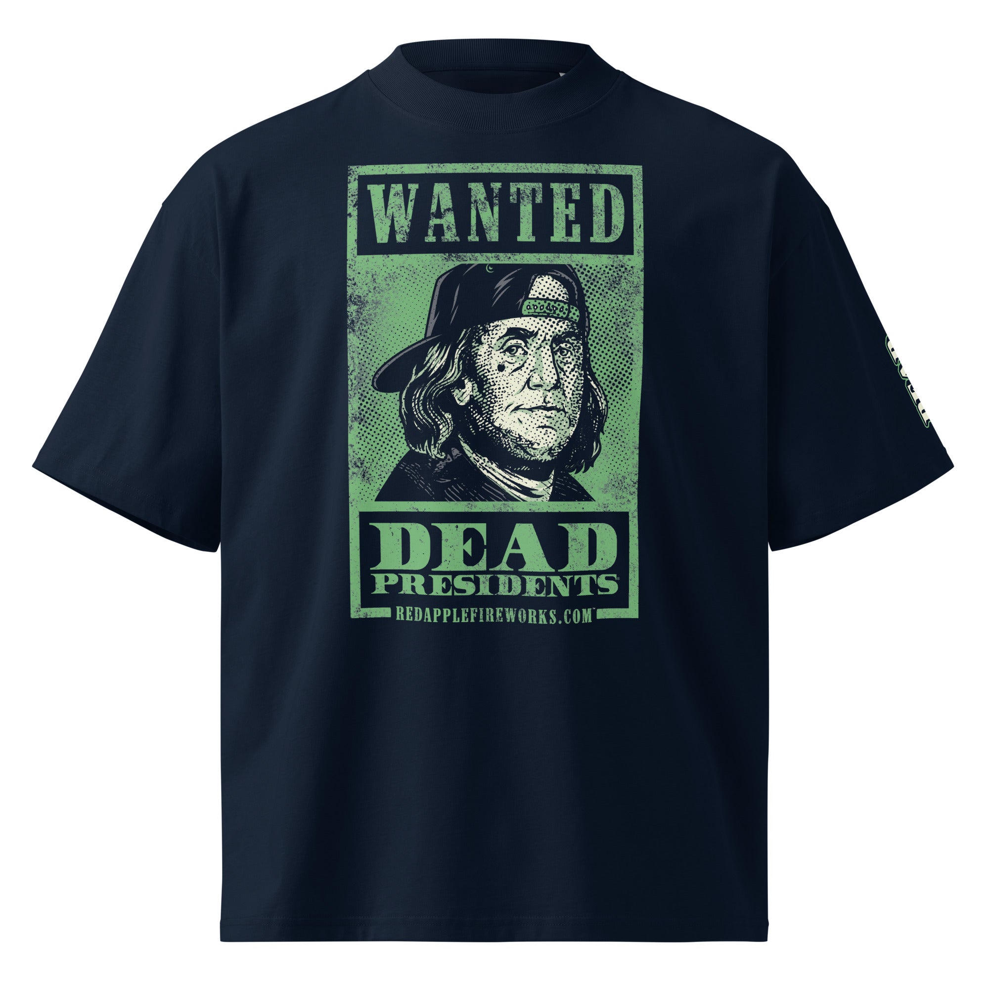 Dead Presidents® Unisex Organic Oversized High Neck Andrew T-shirt