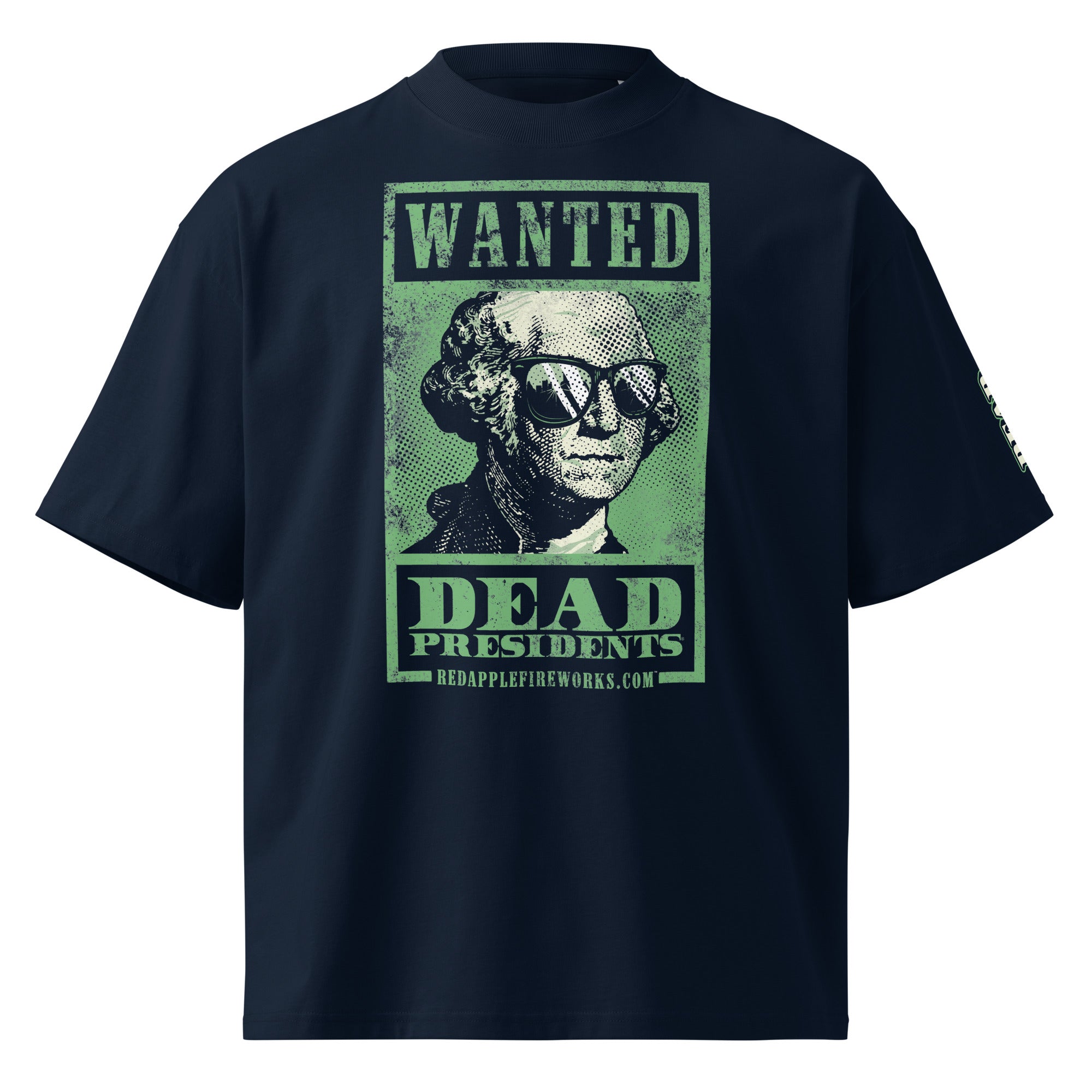 Dead Presidents® Unisex Organic Oversized High Neck Andrew T-shirt