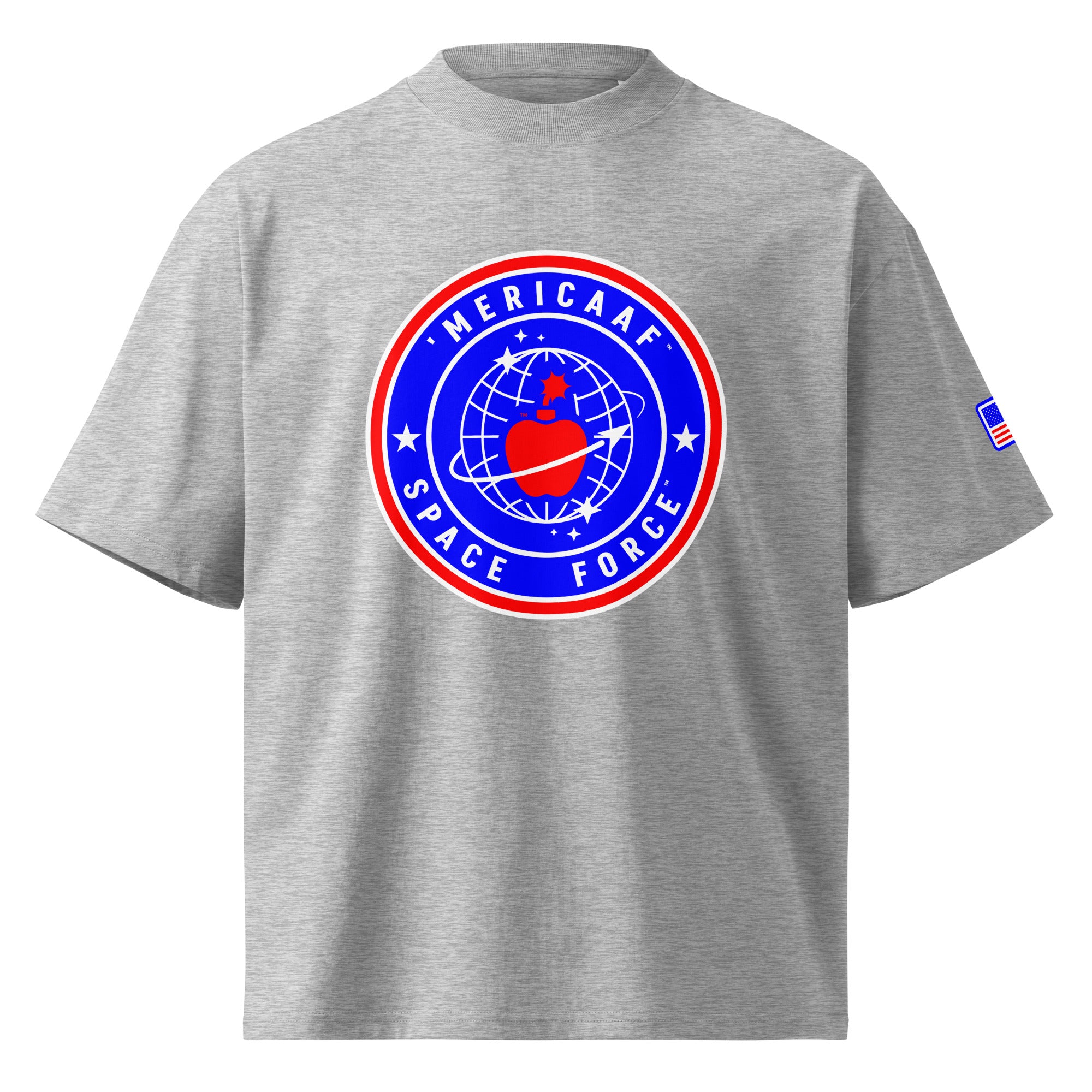 Merica AF® Men's Oversized High Neck T-shirt